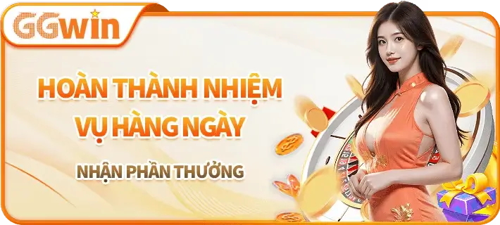 3ggwin Hoàn thành nhiệm vụ hàng ngày nhận thưởng hấp dẫn